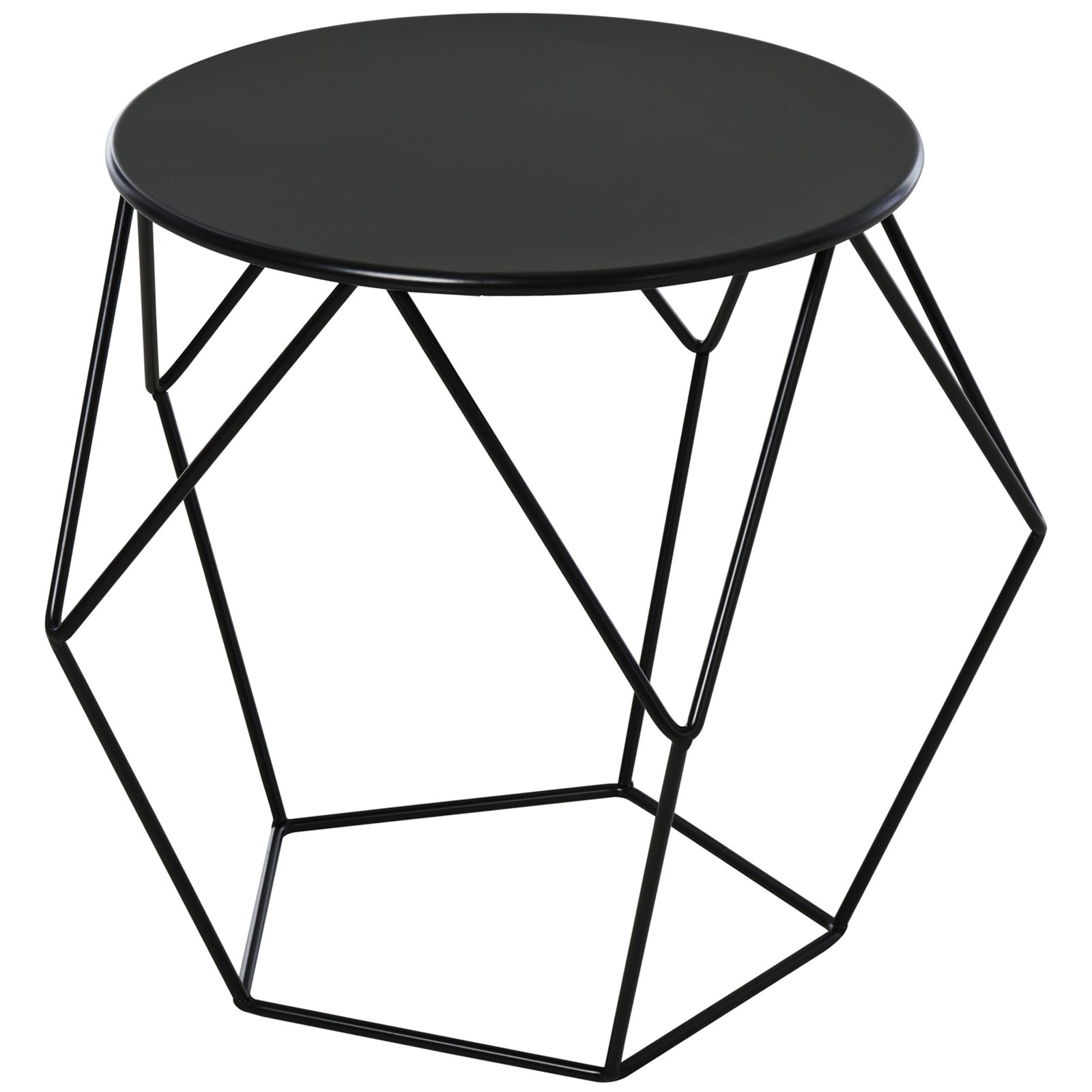 Coffee Table, Nordic Style, Steel Frame