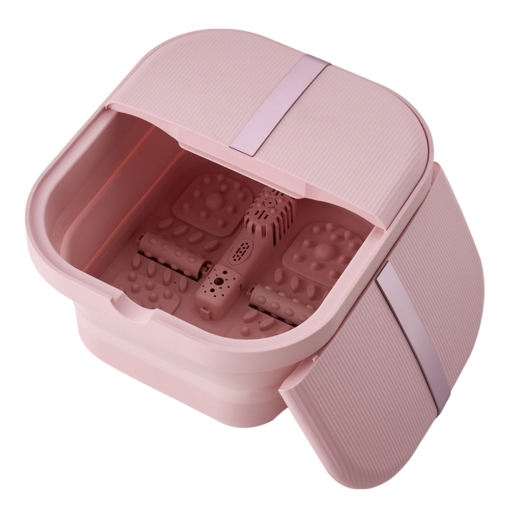 Foldable Foot Spa Massager Pedicure Bath | Pink