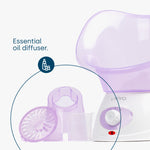 Livivo Facial Spa Steamer Puple With Aromatherapy Diffuser And Nozzles