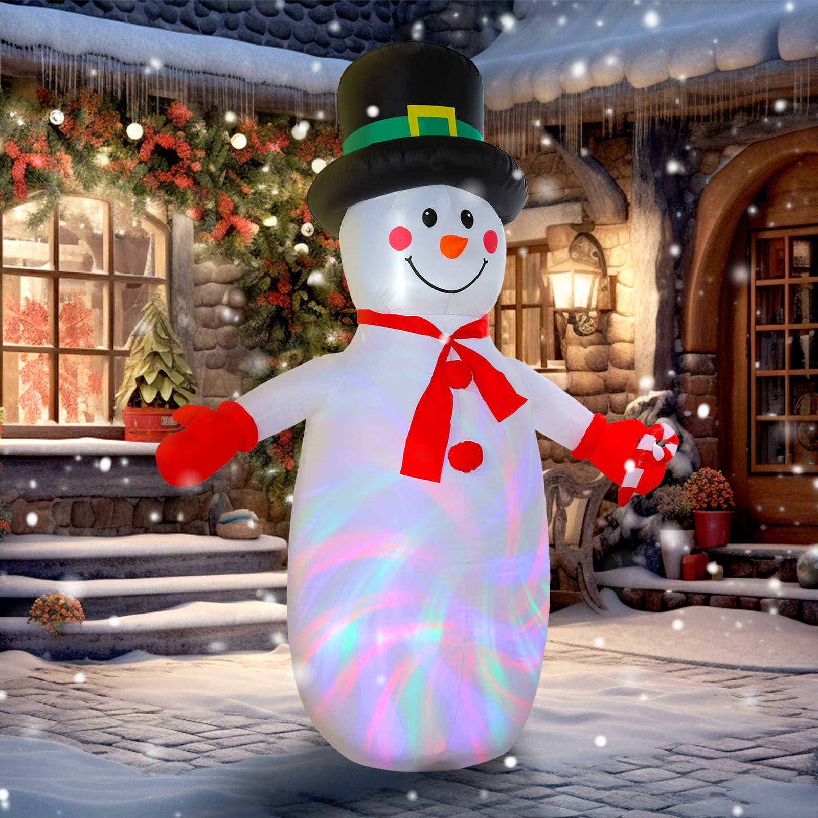 Blow Up Christmas Inflatable Snowman For Indoor Outdoor Home Decor
