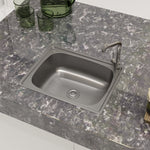 Single Bowl Kitchen Sink With Removable Drainer Set