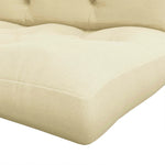 2 Seater Seat Cushions Water Repellent With Back Cushion | Beige