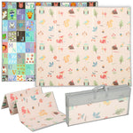 AIYAPLAY Foldable Baby Play Mat, Waterproof Activity Playmat