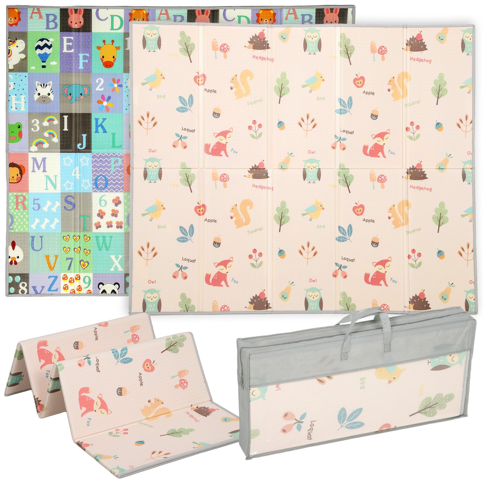 Foldable Baby Play Mat, Waterproof Activity Playmat