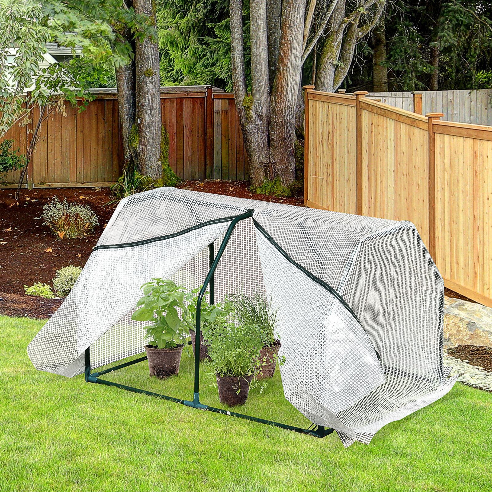 Mini Greenhouse Shelter Plant Shed 2ft