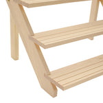 4 Tier Pine Wood Desktop Display Stand