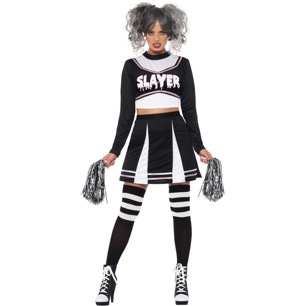 Gothic Cheerleader Costume | Small