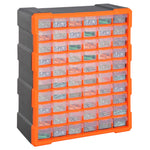 60 Drawers Parts Organizer, Wall Mount