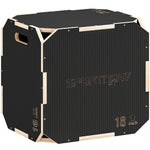 Non-slip Plyo Box, Corner-free Wooden Jump Box