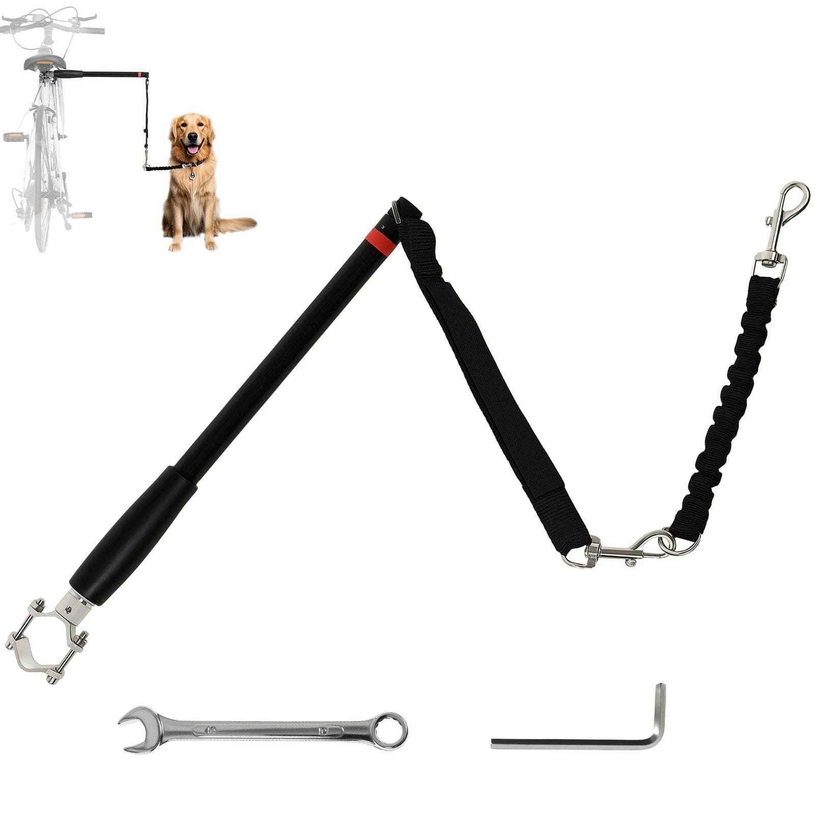 Dog Lead For Bicycle, Easy Installation, For Cycling, Training