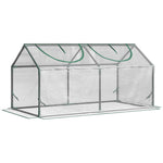 Mini Greenhouse W/ Plastic Cover - Clear