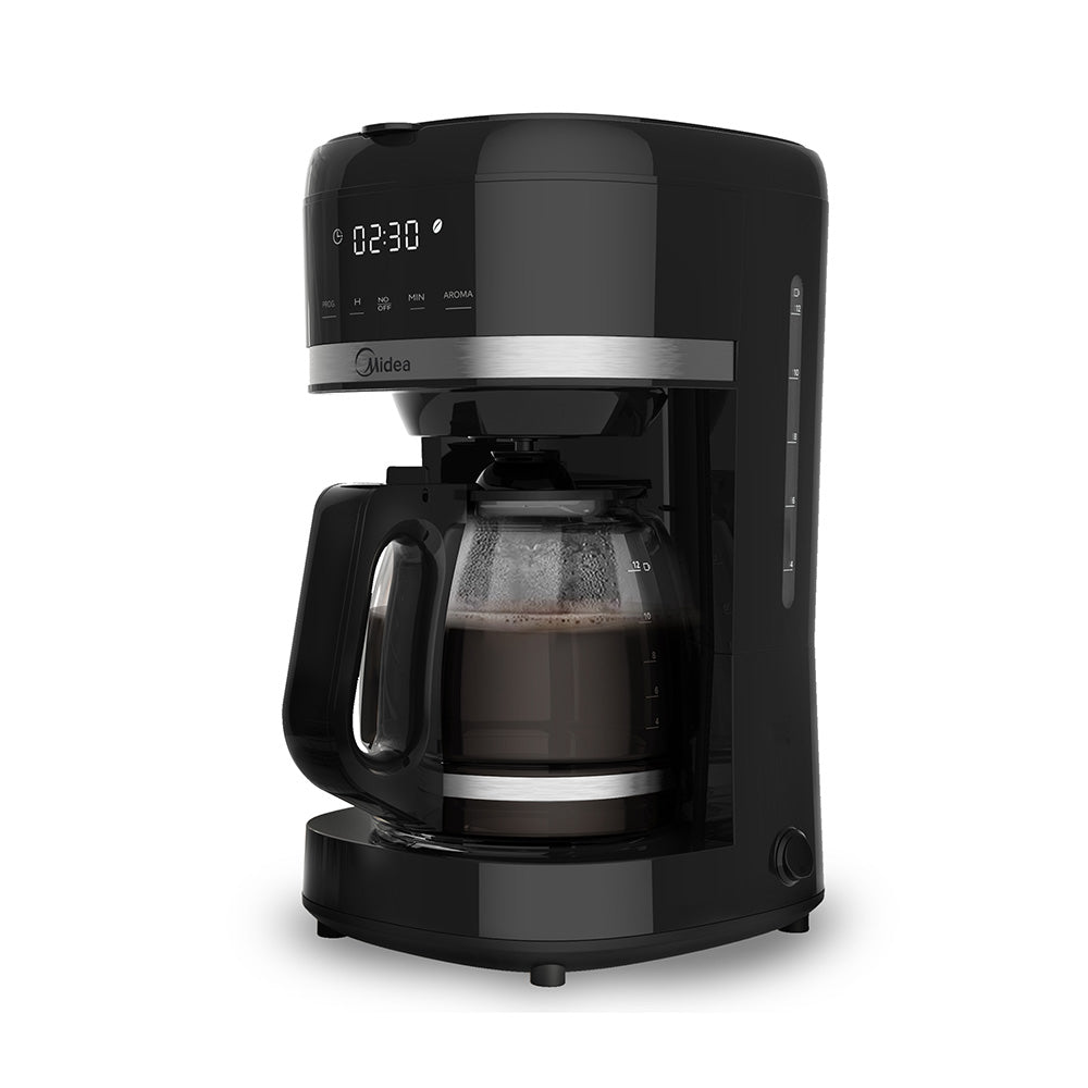 Programmable Drip Coffee Maker With Digital Display And 1.5l Glass Carafe