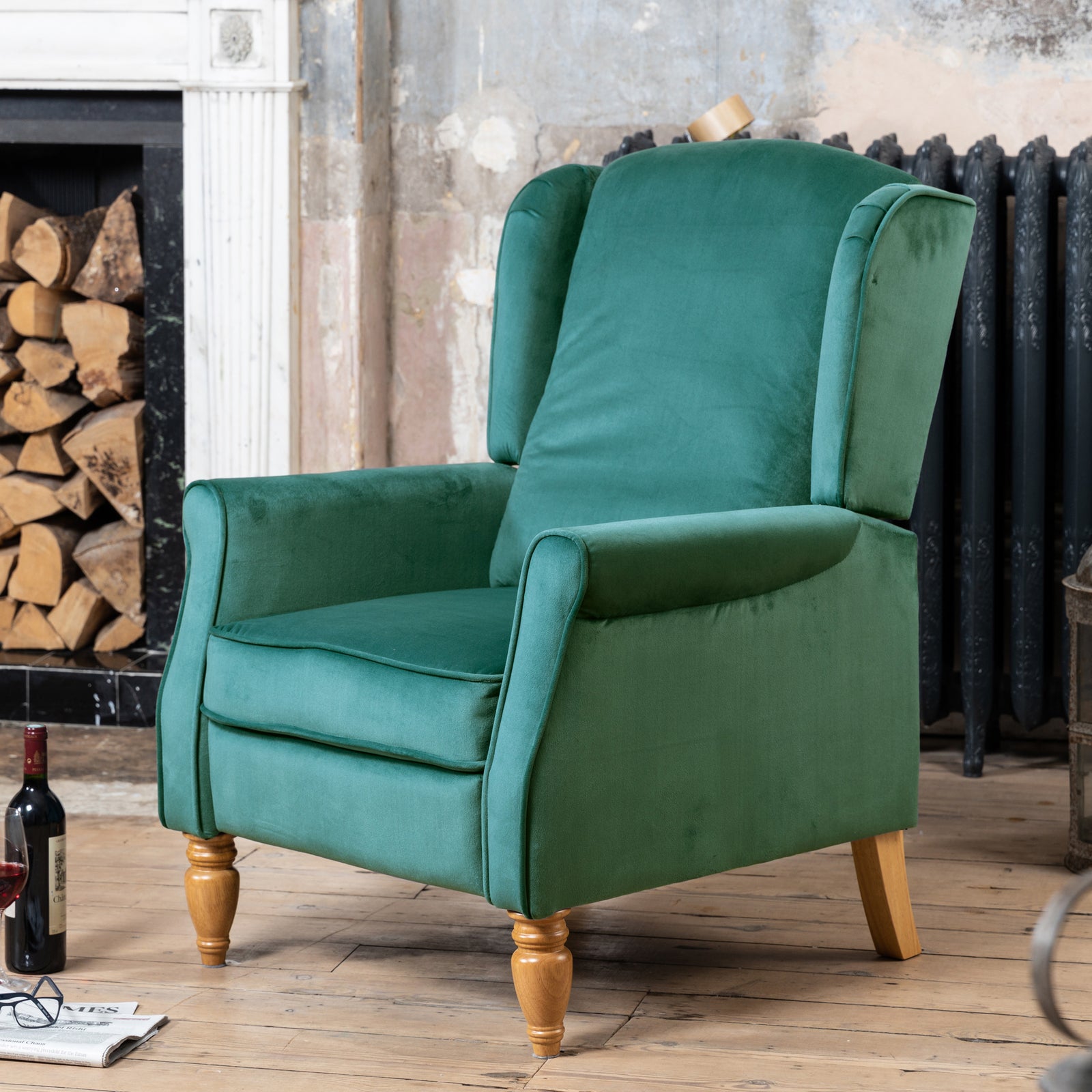 Barksdale Recliner Armchair | Green