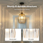 Emitto Crystal Ceiling Light Shade Pendant Lamp Shade Table Floor Lamps