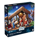 The House of Puzzles Away In A Manger 1000 Piece Jigsaw Puzzle