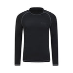 Mens Long-sleeved Rash Guard | Medium | Black