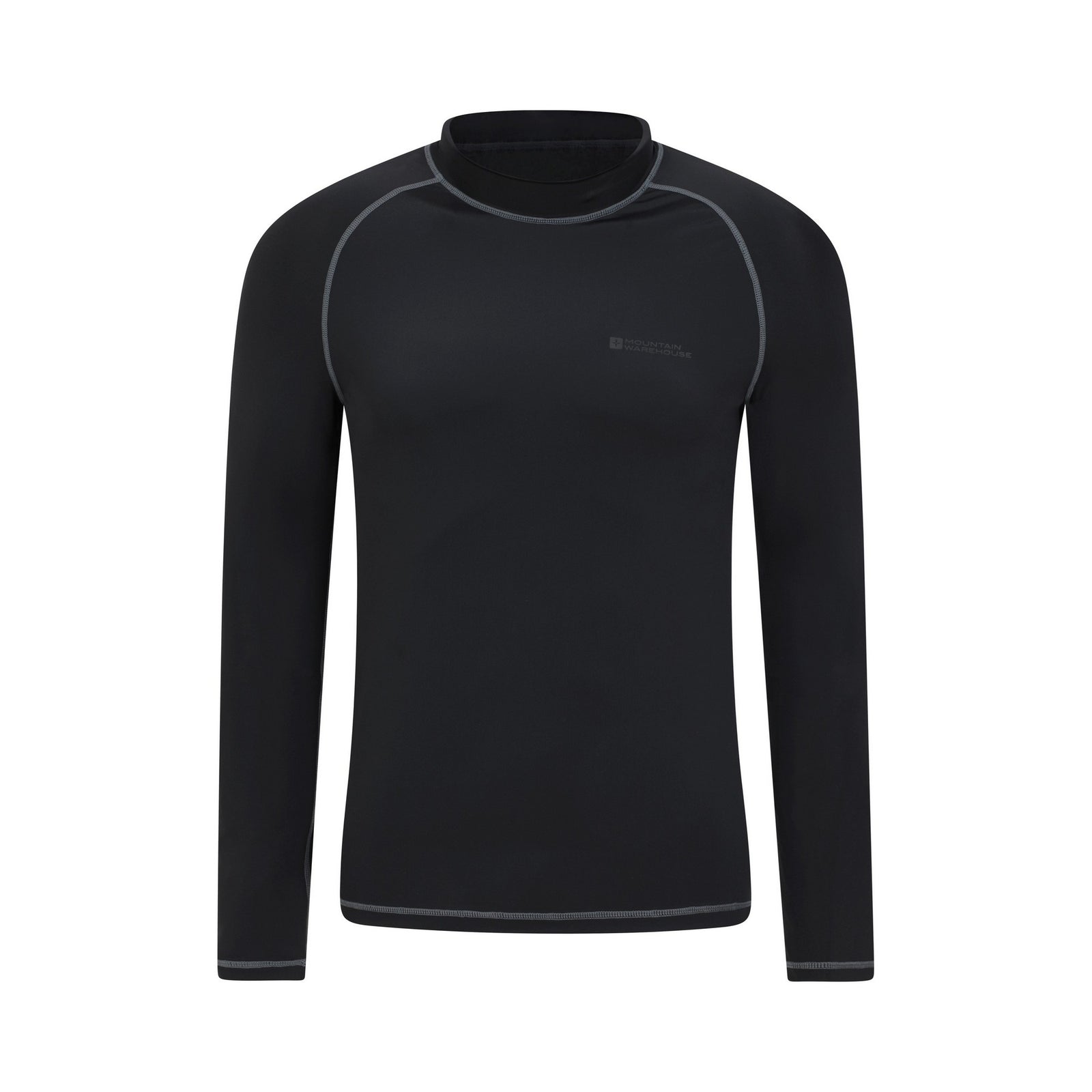 Mens Long-sleeved Rash Guard | Small | Black