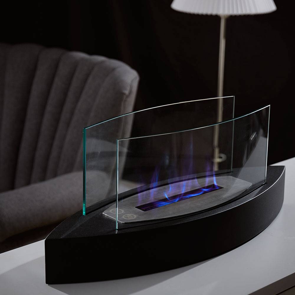 Unique Smokeless Stainless Steel Tabletop Ethanol Fireplace