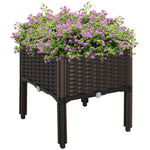 26l Raised Flower Bed Stand 40x40x44cm
