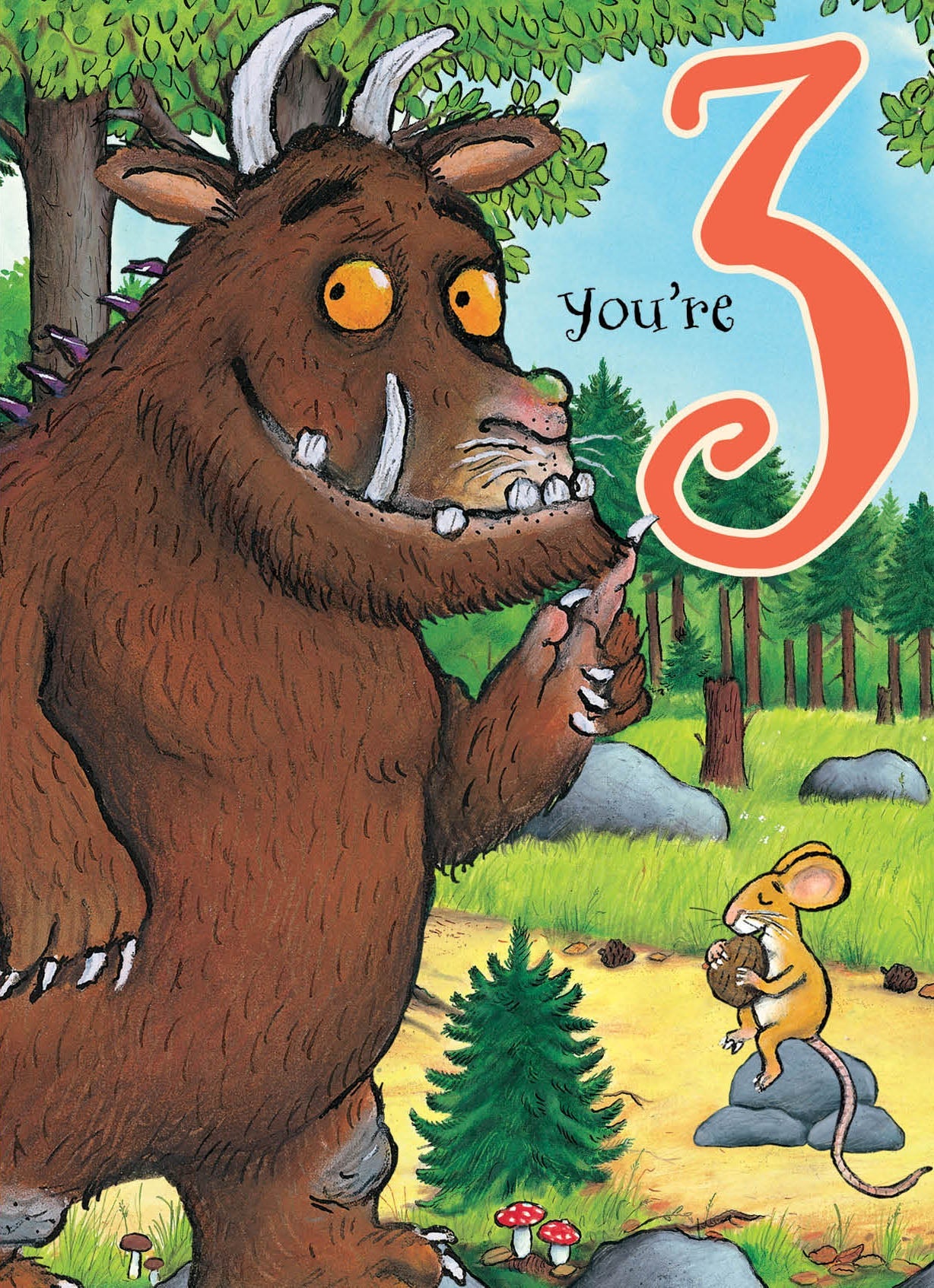 Age 3 Birthday Card Official Product