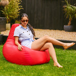 Recliner Indoor Outdoor Bean Bag Chair | Red