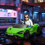 Mclaren 765lt Licensed 12v Kids Ride On Car W/ Mp3 Music | Green