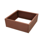 Rusty Raised Bed Steel Planter Box – Outdoor Garden Flower Bed, Weatherproof Rust Finish, Durable Raised Planter For Patio & Yard | Small