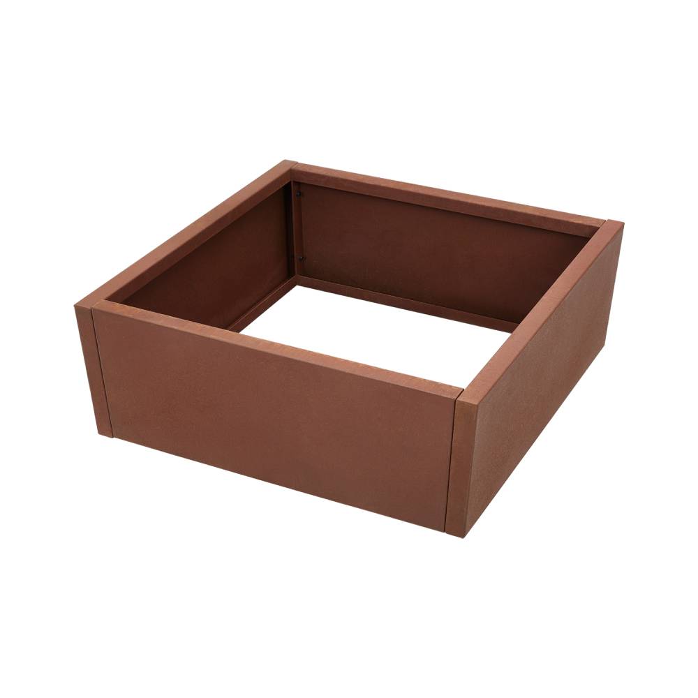 Rusty Raised Bed Steel Planter Box – Outdoor Garden Flower Bed, Weatherproof Rust Finish, Durable Raised Planter For Patio & Yard | Small