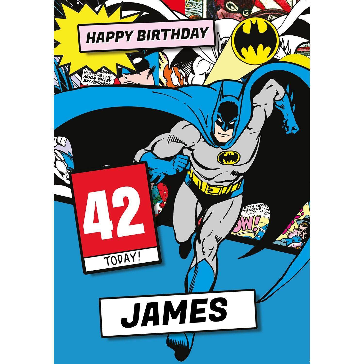 Personalised Any Name & Age Birthday Card Official Product