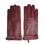 Womens/ladies Leather Gloves | Small | Red