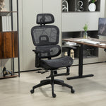 Ergonomic Office Chair Swivel Computer Chair With 3d Armrest | Black