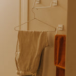 Architect Sp Double Bar Towel Rack, Matte Black, Minimalist Style