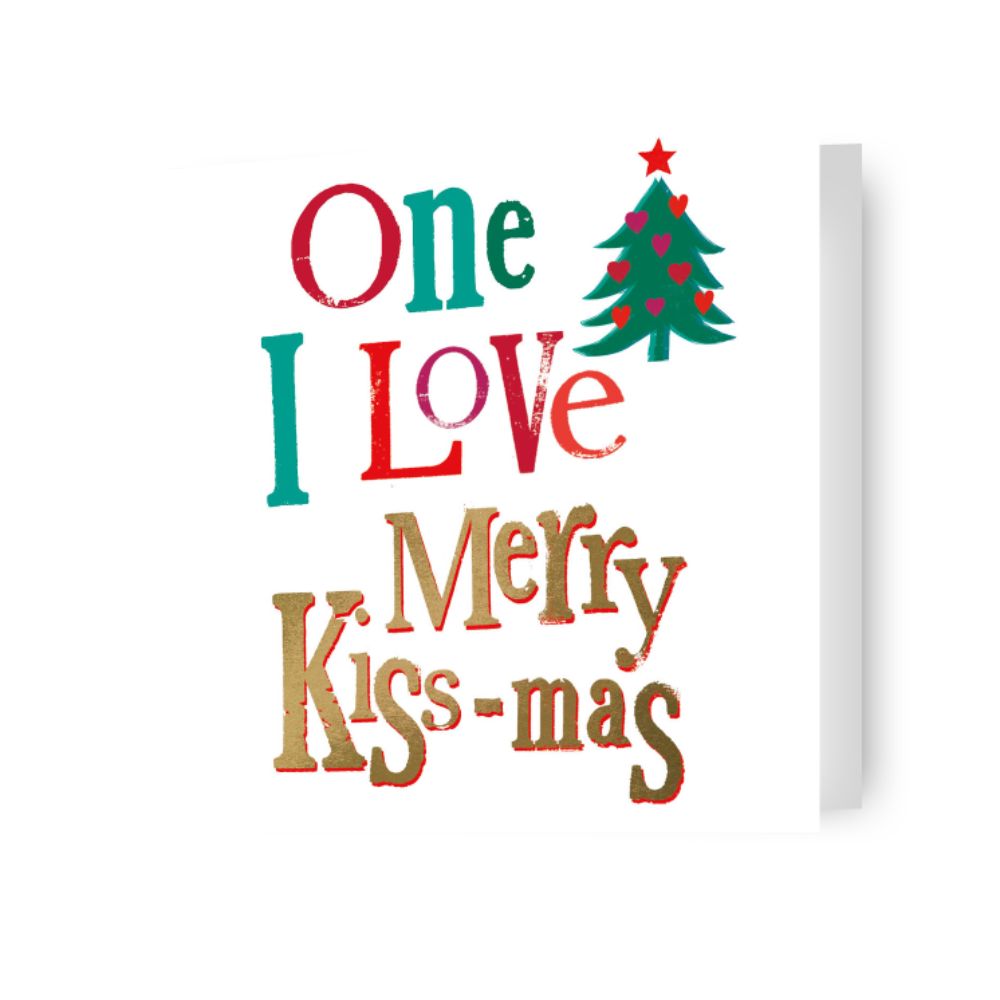 One I Love' Christmas Card Official Product