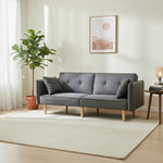 Finnley Two Seat Grey Sofa Bed | One Size | Grey
