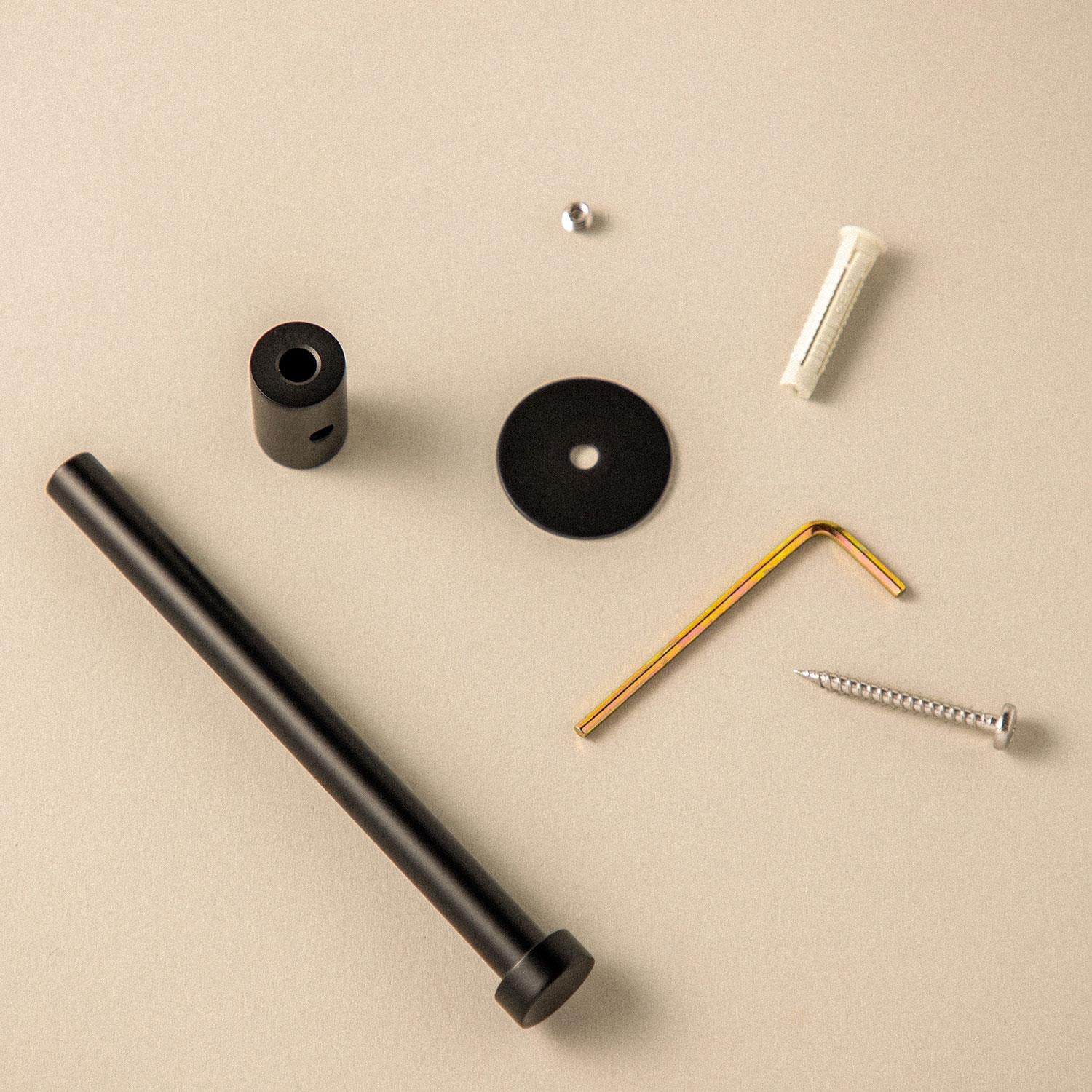 Paper Holder Without Cover Matt Black Logic
