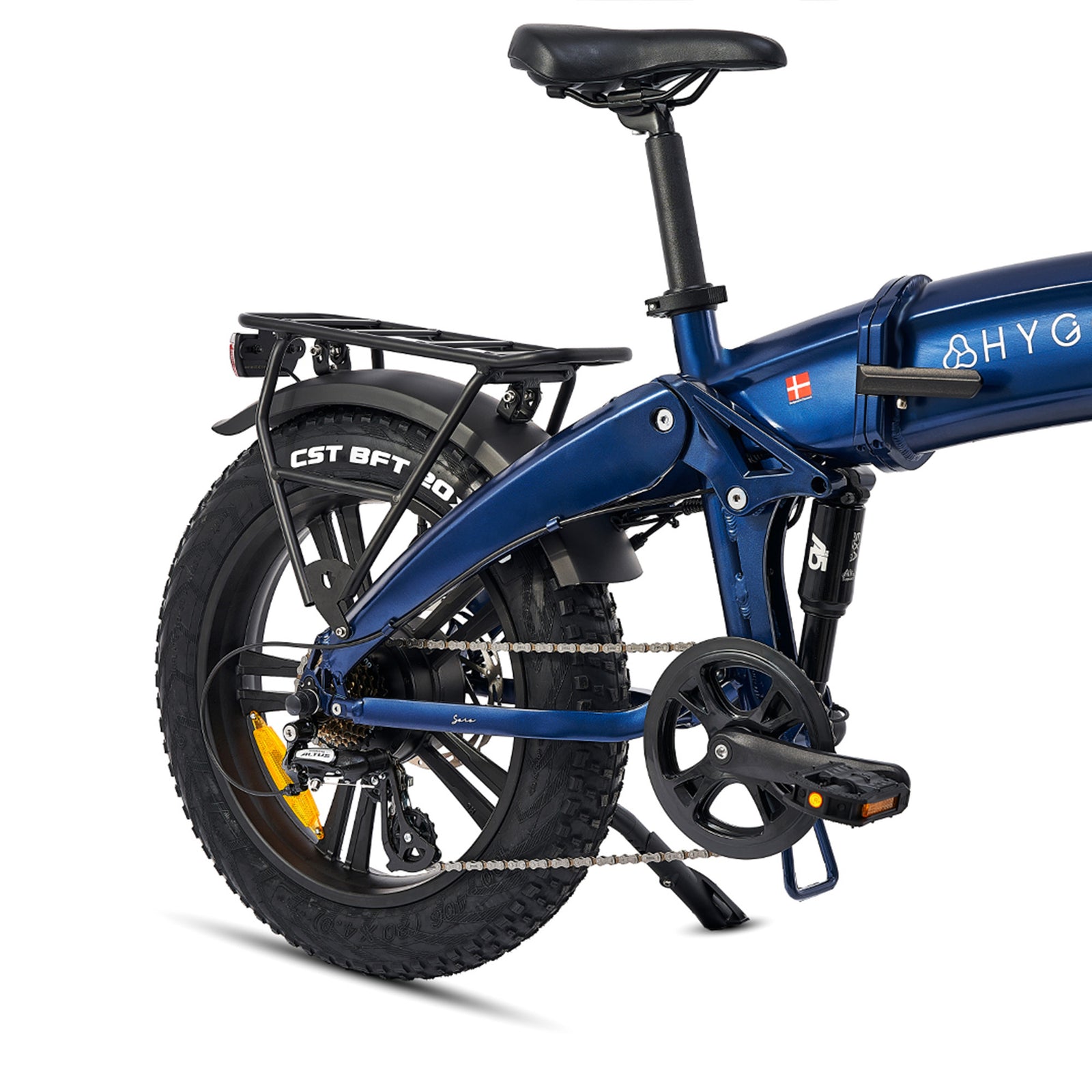 Sorø 2026 - Folding Fat Tyre E-bike 48V 14.5Ah | Blue