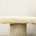 PawHut Pet Stairs With 4-step Stair, Scratching Posts, Platforms, Toy Ball