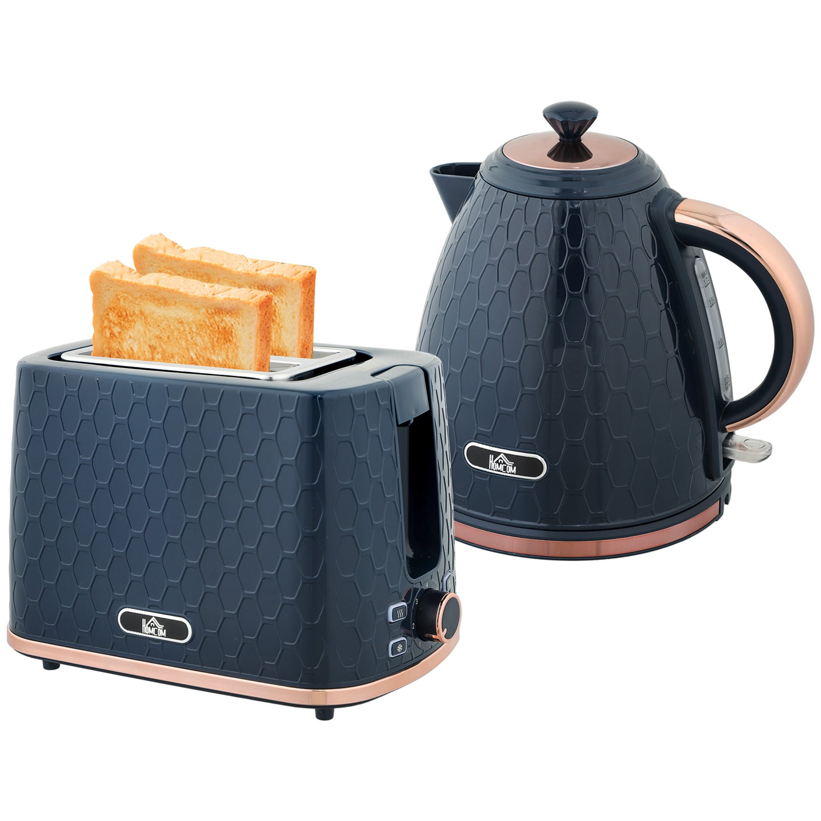 Kettle & 2 Slice Toaster | Blue