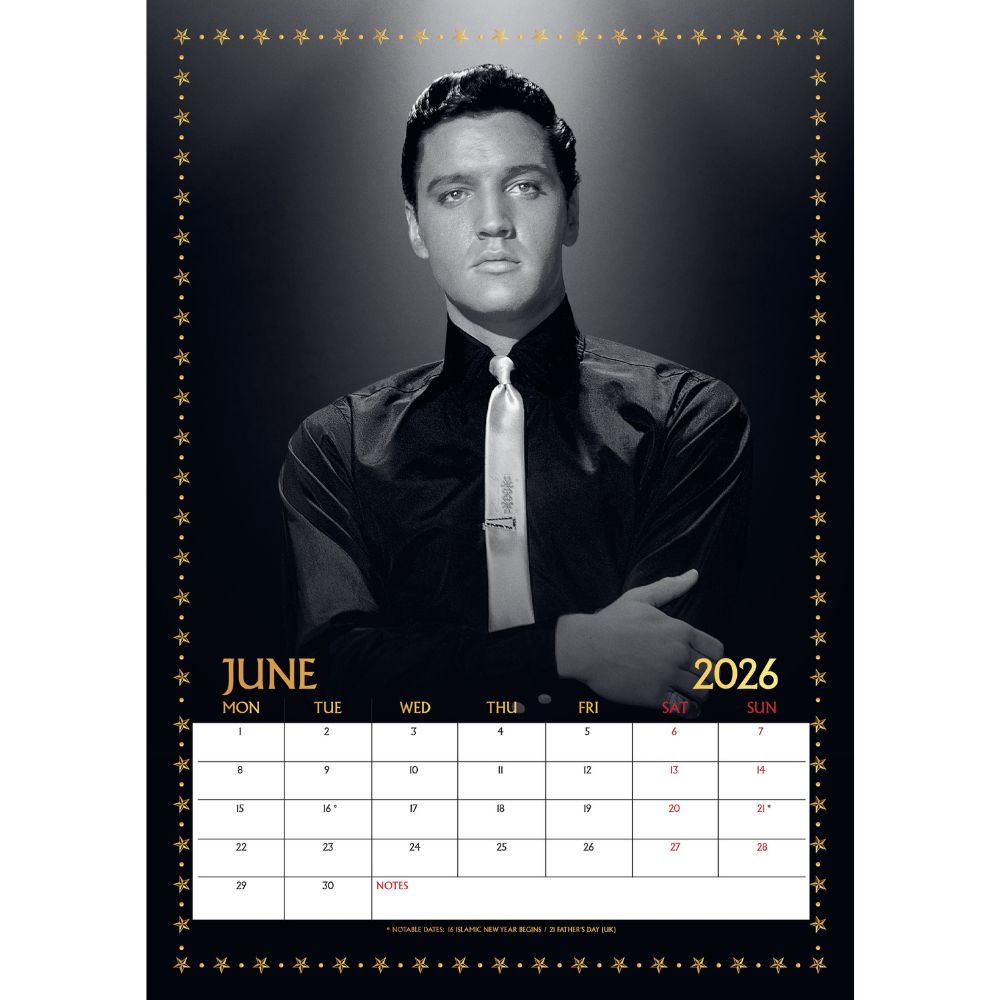 2026 A3 Calendar Official Product FSC Accredited
