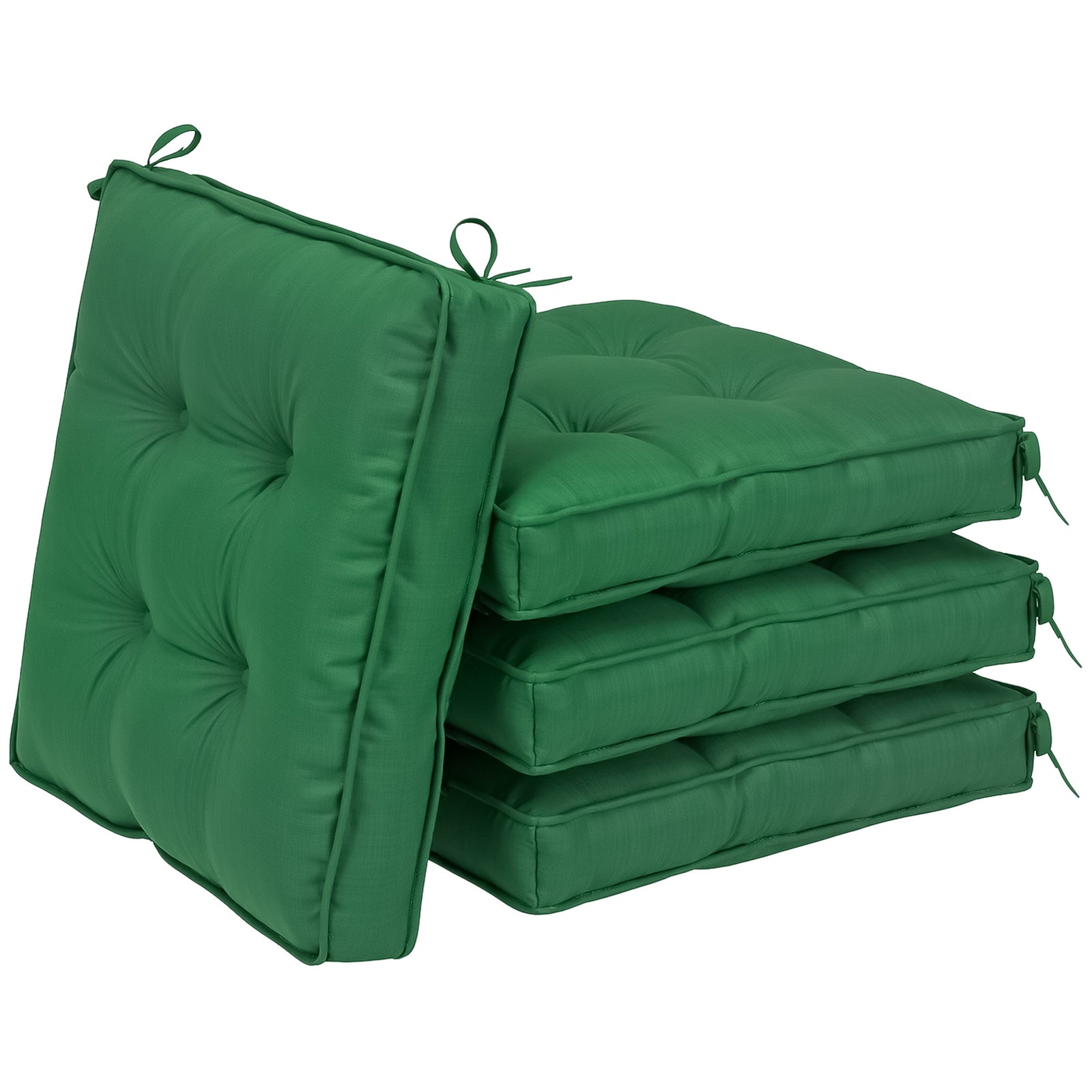 42 X 42cm Replacement Garden Seat Cushion Pad W/ Ties