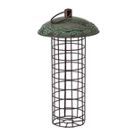 Secret Garden Metal Energy Ball Feeder Antique Leaf Design | Green