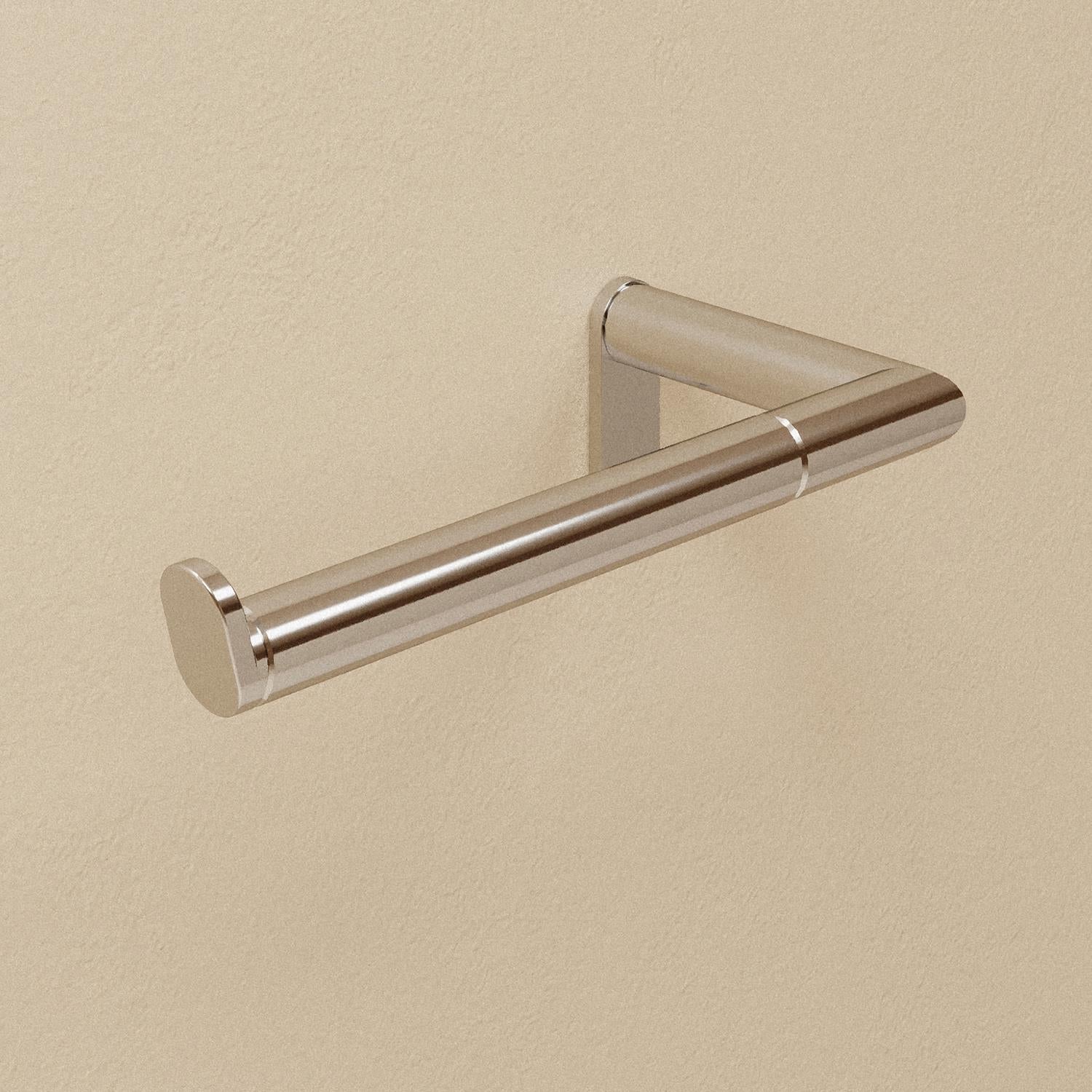 Toilet Roll Holder, Chrome, Minimalist Style, Screw-in, Micra Collection