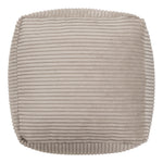 Theo Cord Bean Bag Pouffe Footstool | Beige
