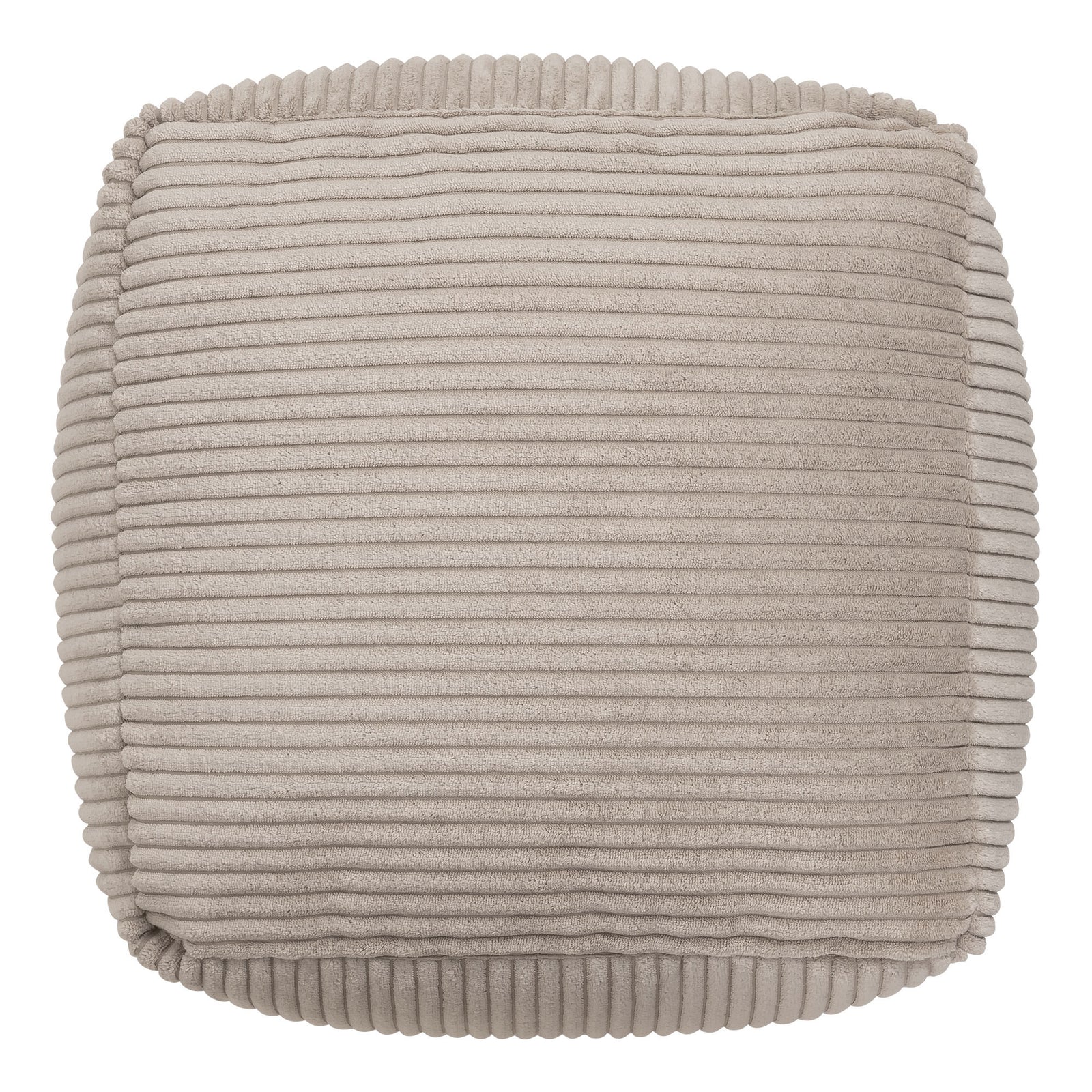 Theo Cord Bean Bag Pouffe Footstool | Beige