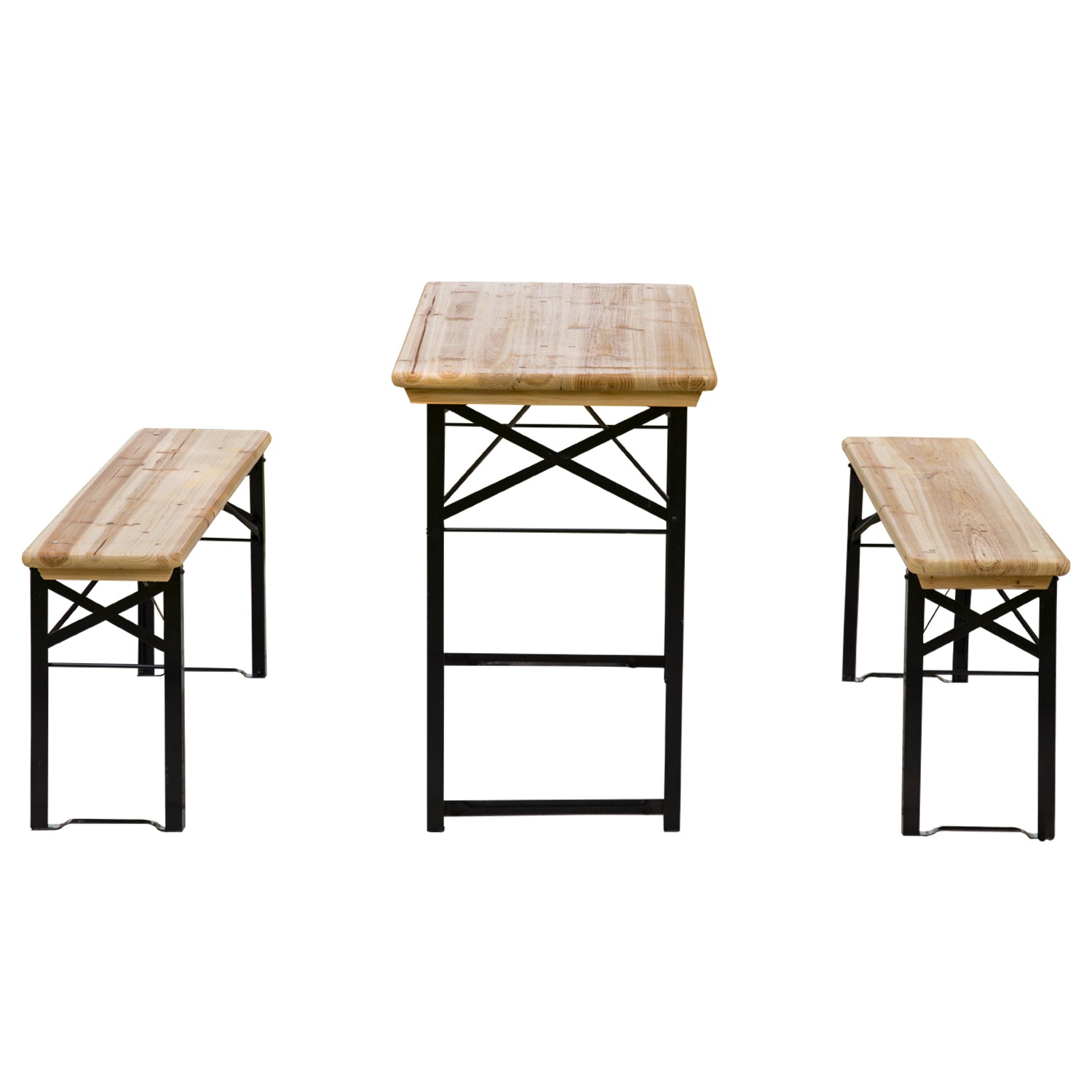 Portable Folding Camping Picnic Table And Bench Set