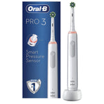 Pro 3 3000 Cross Action White Rotating Motion Electric Toothbrush