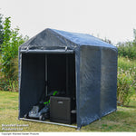 Garden_Gear Heavy Duty Pe Cover Shed 4 X 6ft Dark Grey