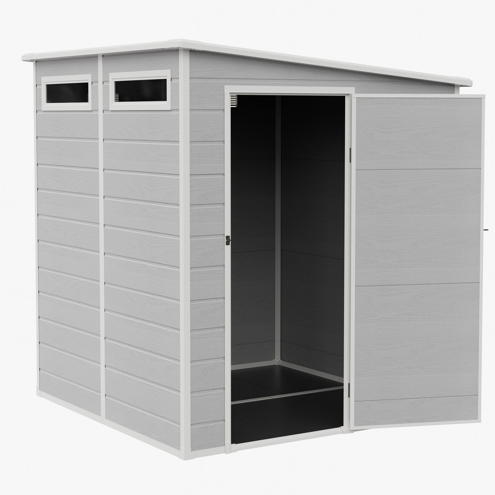 Breeins 6x6 Ft Pent Roof Garden Storage Shed