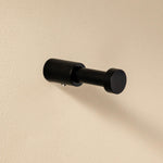 Towel Hook, Robe Hook, Coat Hook Wall-mounted Matt Black Logic Collection