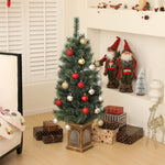 4ft Artificial Christmas Tree With 8 Modes And Remote